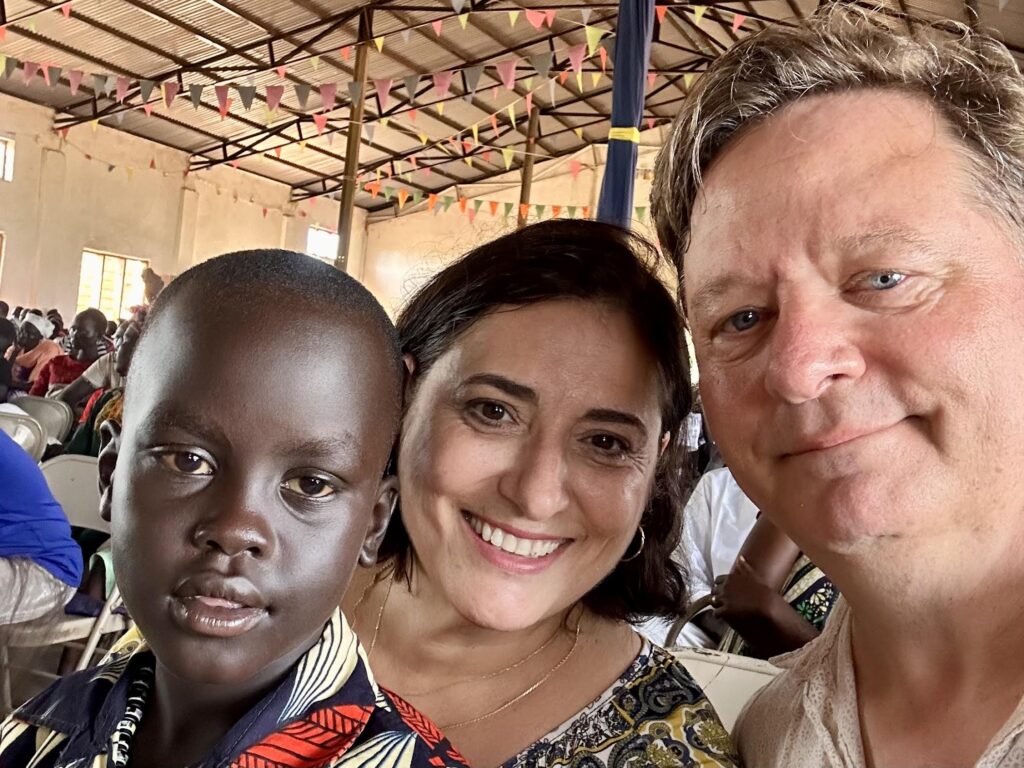 A group of people posing for a photo