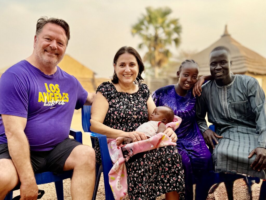 Zeke, Suzy, Nyalong and Malook A group of people sitting in chairs.
