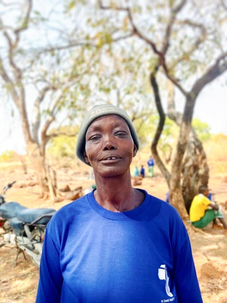 CHE Volunteer Assunta A person in a blue shirt
